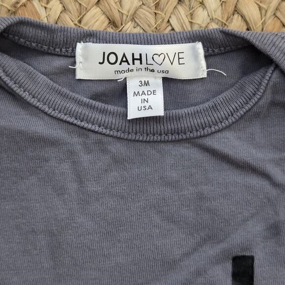 JOAH LOVE Made With Love Baby Girl Boy Newborn Gown Footless Outfit Size 0-3mos - Picture 3 of 4